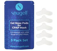 Snugell CPAP Nose Pads (5-Pack) -Universal Fit for Most CPAP Masks -Provides Enhanced Comfort During Sleep Therapy -Reusable Up to 15 Times- Ideal for Reducing Pressure and Preventing Skin Irritation
