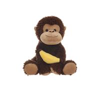 Snuggable Microwavable Hottie - Gorilla & Banana Aroma Home Black One Size