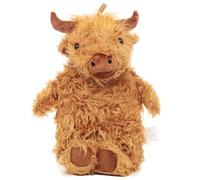 Snuggables Highland Cow 1L Novelty Cover Hot Water Bottle Brown