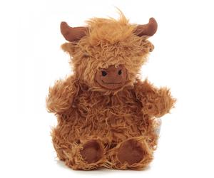 Snuggables Highland Cow Lavender Scent Heat Pack Microwaveable Toy