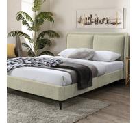 Snuggle Beds Cecilia Pillow Back Sage Bed Frame in Green | Size: Double Snuggle Beds Green Double