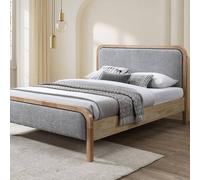 Snuggle Beds Clara Bed Frame in Grey | Size: Double Snuggle Beds Grey Double