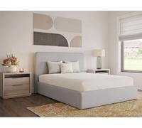 Snuggle Beds Holden Ottoman Bed in Light Grey | Size: Double Snuggle Beds Light Grey Double