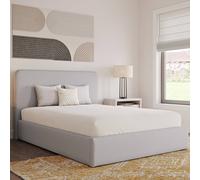 Snuggle Beds Holden Ottoman Bed Frame - Light Grey - Double