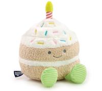 Snuggle Buddies Yummy Buddy Birthday Cake Plush Toy, for Ages 0+ | Birthday Cake Plush Toy with Embroidered Sprinkles, Squishy Body Sits Upright, Plushie Made with Recycled Material, 10-Inches
