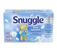 Snuggle Fabric Softener Dryer Sheets, Blue Sparkle, 120 Count