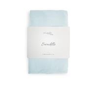 snuggle me Organic Newborn Baby Swaddle Blanket - Bluebell