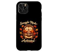 Snuggle Mode Hedgehog Cozy Fall Cartoon Animal Case for iPhone 11 Pro