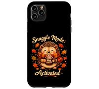 Snuggle Mode Hedgehog Cozy Fall Cartoon Animal Case for iPhone 11 Pro Max