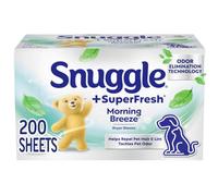 Snuggle Plus Super Fresh Fabric Softener Dryer Sheets - 200ct