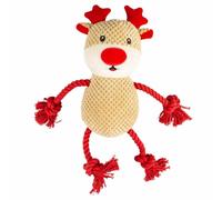 Snuggle plush toy for dogs with reindeer rope Duvoplus X-Mas