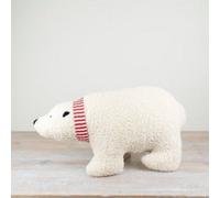 Snuggle Polar Bear Christmas Cushion
