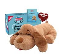 Snuggle Puppy Heartbeat Toy, Calming Comfort, Large Breeds - Biscuit | Calming, crate training comfort, heat pack, new puppy essentials, first nights, sleep, large breeds 70 plus lbs