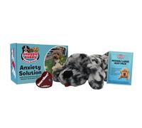 Snuggle Puppy Original Heartbeat Stuffed Toy for Dogs. Pet Anxiety Relief and Calming Aid, Comfort Toy for Behavioral Training in Merle