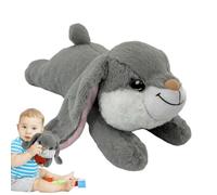 Snuggle Rabbit Heartbeat Stuffed Toy, Puppy Plush | Snuggle Rabbit Heartbeat Toy 36x17x18cm, Real-Feel Heartbeat Removable, Washable , Crate Training Aid
