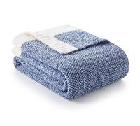 Snuggle Sac Royal Blue Throw Blankets for Couch, Super Soft Warm Blankets Cozy Knit Fuzzy Plush Lightweight Throws for Sofa, Bed,Living Room, Royal Blue, 50x60 inches