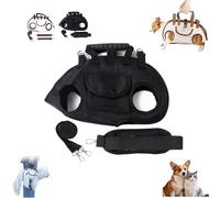 Snuggle Sling Dog Carrier, Hands Free Dog Carrier Sling, Portable Breathable Pet Carrier Backpack, Adjustable Full Body Lift Harness with Shoulder Strap & Puppy Treat Bag, for Small to Large Pets