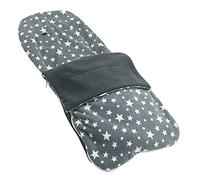 Snuggle Summer Footmuff Compatible with Obaby Disney Atlas Lite V2 Metis Apollo - Grey Star