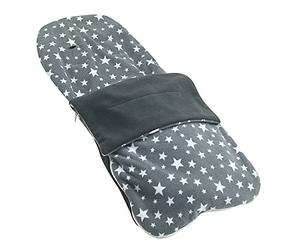 Snuggle Summer Footmuff Compatible with Out 'n' About Nipper 360 Single - Grey Star
