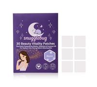 SnuggleBug® Vitality Patch - Biotin-Infused Beauty Support | Vitamins A, B, C, D, E, Ginseng & Goji Berry | Plant-Based, Vegan-Friendly | Hair & Nail Strength | 30-Day Supply | Pack of 1