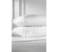 2 Pack Hotel Luxurious Back Sleeper Medium Support Pillow Snuggledown White One Size
