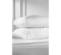 2 Pack Hotel Luxurious Back Sleeper Medium Support Pillow Snuggledown White One Size