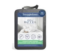Snuggledown Hotel Goose Feather & Down 13.5 Tog (9+4.5 Tog) All Seasons Duvet In White White Double