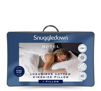 Snuggledown Hotel Luxury Cotton Quilted Kingsize Firm Pillow - 1 Pack