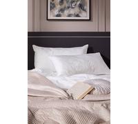 Snuggledown Hotel Luxury Cotton Quilted Kingsize Firm Pillow In White White