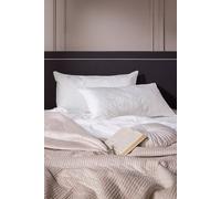 Snuggledown Hotel Luxury Cotton Quilted Kingsize Firm Pillow In White White King