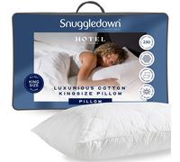 Snuggledown Hotel Luxury Cotton Quilted Kingsize Pillow - 1 Pack