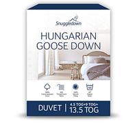 Retreat Hungarian Goose Down All Season 13.5 Tog (9+4.5 Tog) Duvet Snuggledown White Double