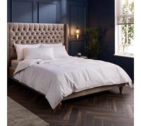 Snuggledown Hungarian Goose Down King Size Duvet 10.5 Tog - All-Year Round Quilt with Ethically Sourced 80:20 Blend | UK-Made, 300tc Cotton Cover, Box Stitch, Washable (225 × 220cm)