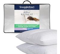 4 Pack Retreat Hungarian Goose Down Soft Support Pillows Snuggledown White One Size