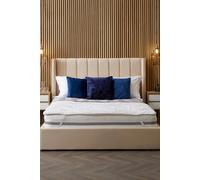 Snuggledown Luxurious Hotel Temperature Control Mattress Topper In White White