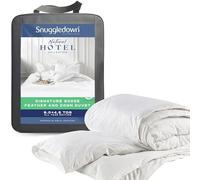 Snuggledown Luxury Goose Feather & Down Double Duvet 13.5 Tog - Ethically Sourced 85:15 Blend, All Seasons 4.5 + 9 Tog Combination Quilt | UK-Made, Cotton Cover, Washable (200 x 200cm)