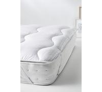 Snuggledown Luxury Quilted Mattress Protector with Soft Touch Finish & Elasticated Straps in White | Size: Double Snuggledown White Double