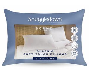 Snuggledown Scandi Classic Soft Touch Pillows - 2 Pack