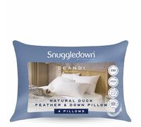 Snuggledown Scandi Duck Feather & Down Medium Pillow- 4 Pack