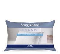 Snuggledown Scandi Rebound Pillow, Firm Support, 2 Pack