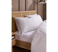 Snuggledown Scandi Rebound Pillow, Firm Support, 4 Pack in White Snuggledown White