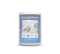 Snuggledown Scandinavian Hollowfibre Mattress Topper In White White Double