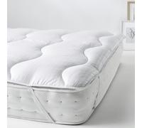 Scandinavian Hollowfibre Mattress Topper Snuggledown White Super King