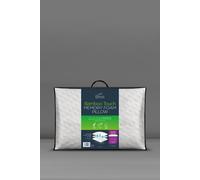 Snuggledown Single Bliss Bamboo Touch Memory Foam Back Sleeper Pillow In White White
