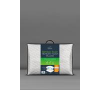 Single Bliss Bamboo Touch Memory Foam Deep Filled Side Sleeper Pillow Snuggledown White One Size