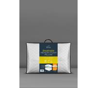 Single Bliss Breathable Memory Foam Deep Filled Side Sleeper Pillow Snuggledown White One Size