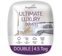 Snuggledown Ultimate Luxury Hotel Double Duvet - 4.5 Tog Premium Lightweight Cool Summer Quilt for Night Sweats - Soft Jacquard Cotton Cover, Hypoallergenic, Machine Washable, Size (200cm x 200cm)