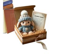 SnuggleHop Bunny Plush, Soft Portable Hugging Companion Doll, Small Stuffed Animal with Soft Fabric, Cute Rabbit Toy Gentle Touch, Decor Sweet Style, for Birthdays Easter Valentines