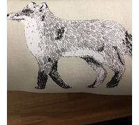 Snugglemore Draught Excluder Fabric Cotton Various Designs Door Window Draught Cushion Guard (Fox)