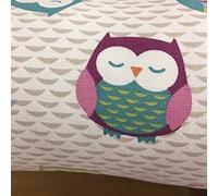 Snugglemore Draught Excluder Fabric Cotton Various Designs Door Window Draught Cushion Guard (Owl)